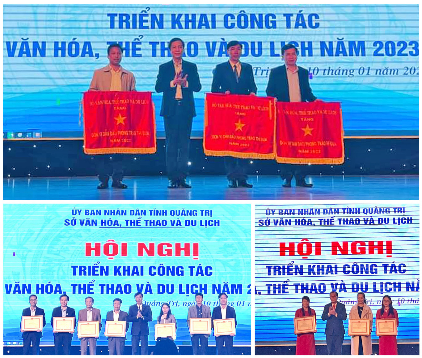 Sở Văn hoá, Thể thao và Du lịch khen thưởng cho các tập thể, cá nhân đạt thành tích trong năm 2022