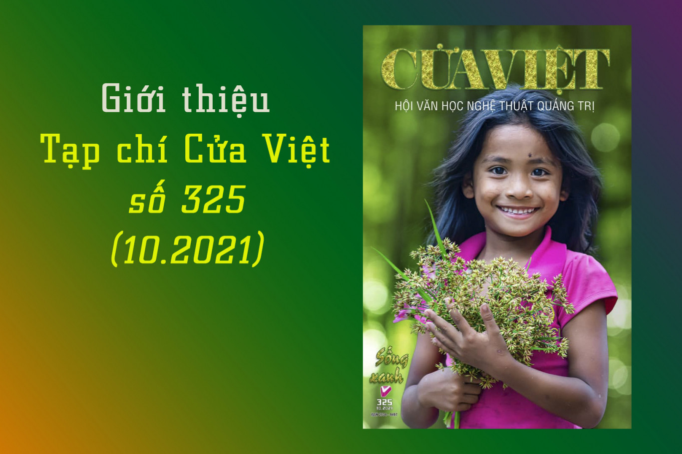 Giới thiệu tạp chí Cửa Việt số 325 (10.2021)