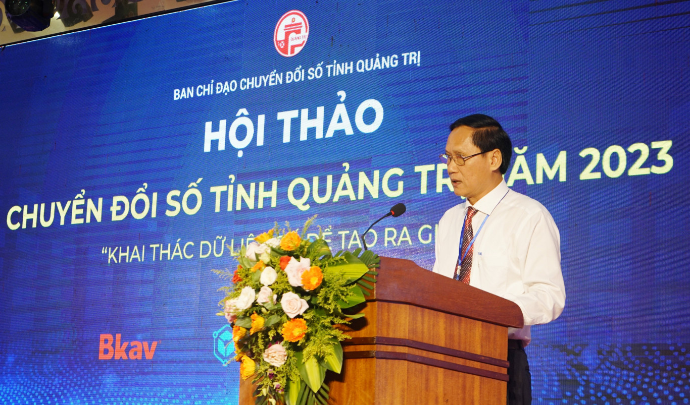 Giám đốc Sở Thông tin và Truyền thông Nguyễn Văn Tường cho biết tỉnh Quảng Trị thể hiện quyết tâm cao trong triển khai nhiệm vụ chuyển đổi số 