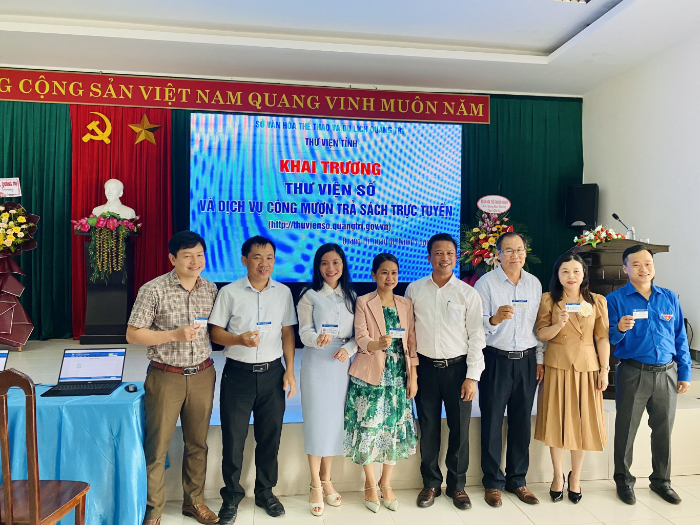 Khai trương thư viện số tỉnh Quảng Trị và dịch vụ mượn trả sách trực tuyến