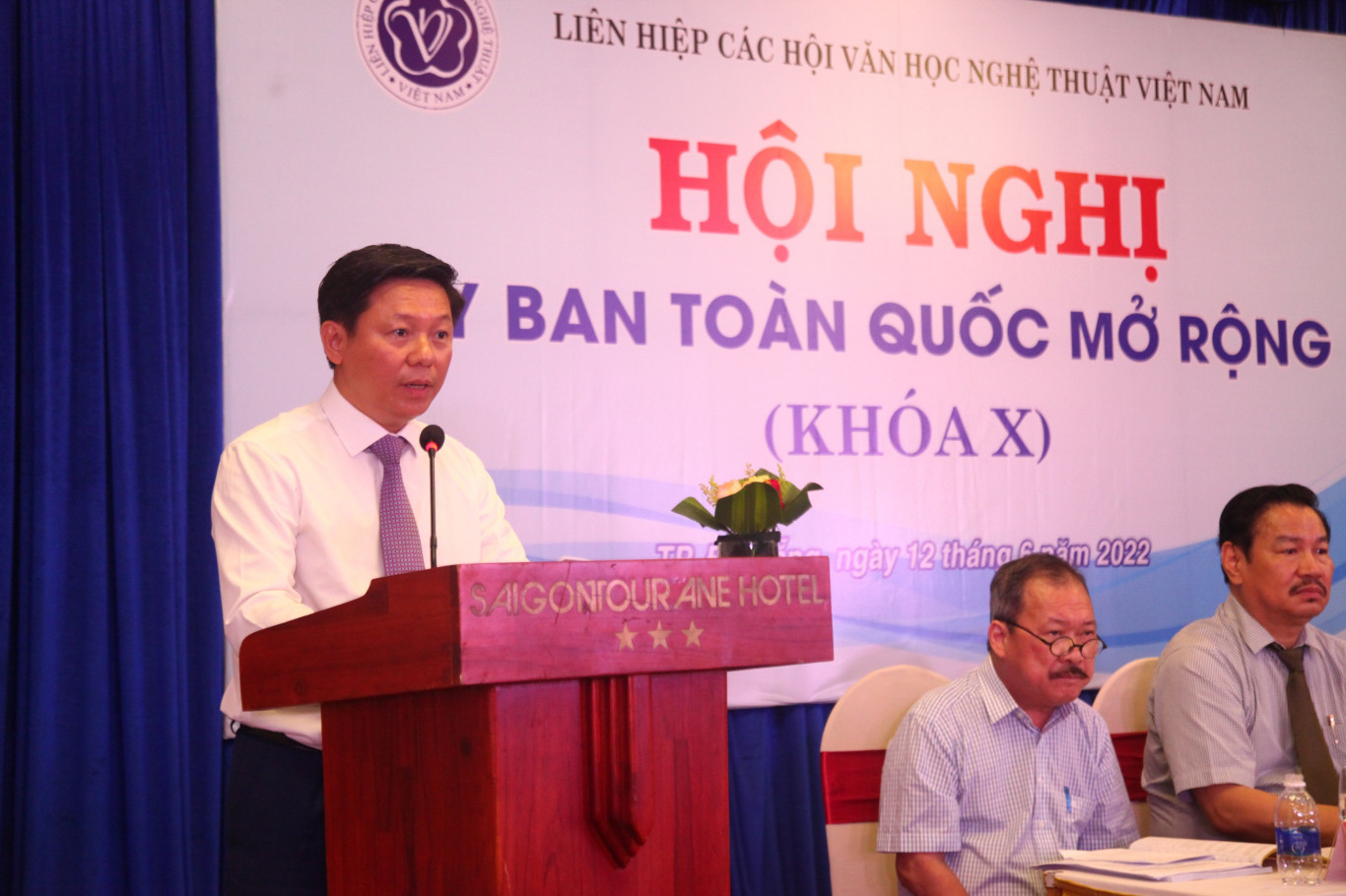 Phó Trưởng Ban Tuyên giáo Trung ương Trần Thanh Lâm phát biểu chỉ đạo.