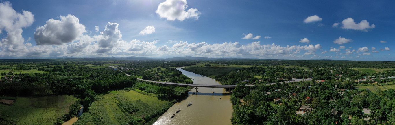 Chiều trên sông Hiếu - Ảnh: Thanh Long